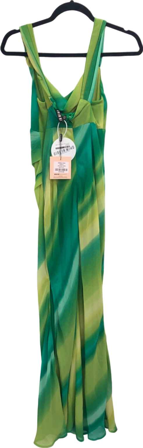 Girl In Mind Green Tie-Dye Sleeveless Dress UK 8