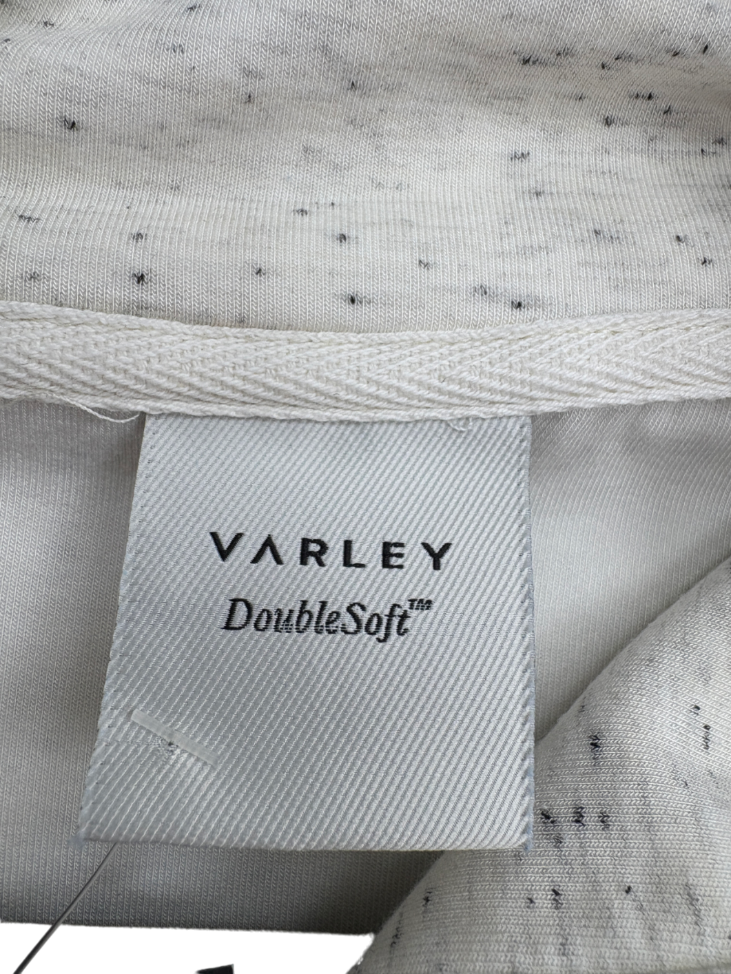 Varley Grey DoubleSoft Hawley Half Zip Sweat UK S