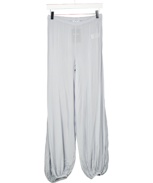ZARA Blue Semi-sheer Ballooned Trousers UK S