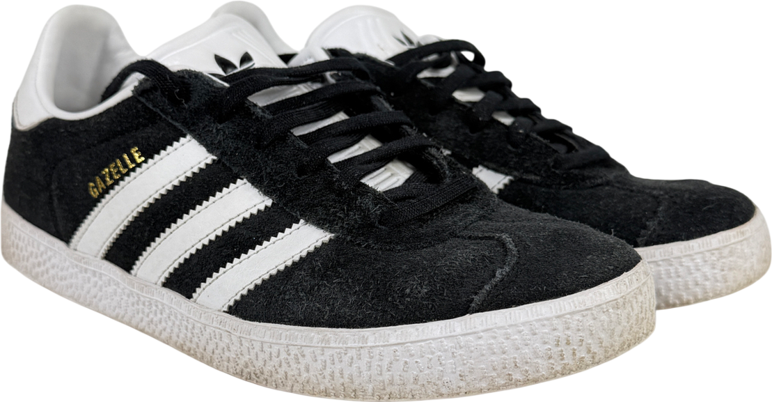 Adidas Originals Black & White Gazelle Trainers UK 5 EU 38