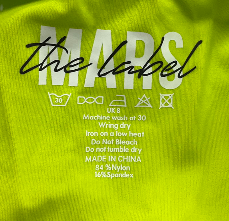 Mars the Label Green The Cut Out Cup Swimsuit UK 8