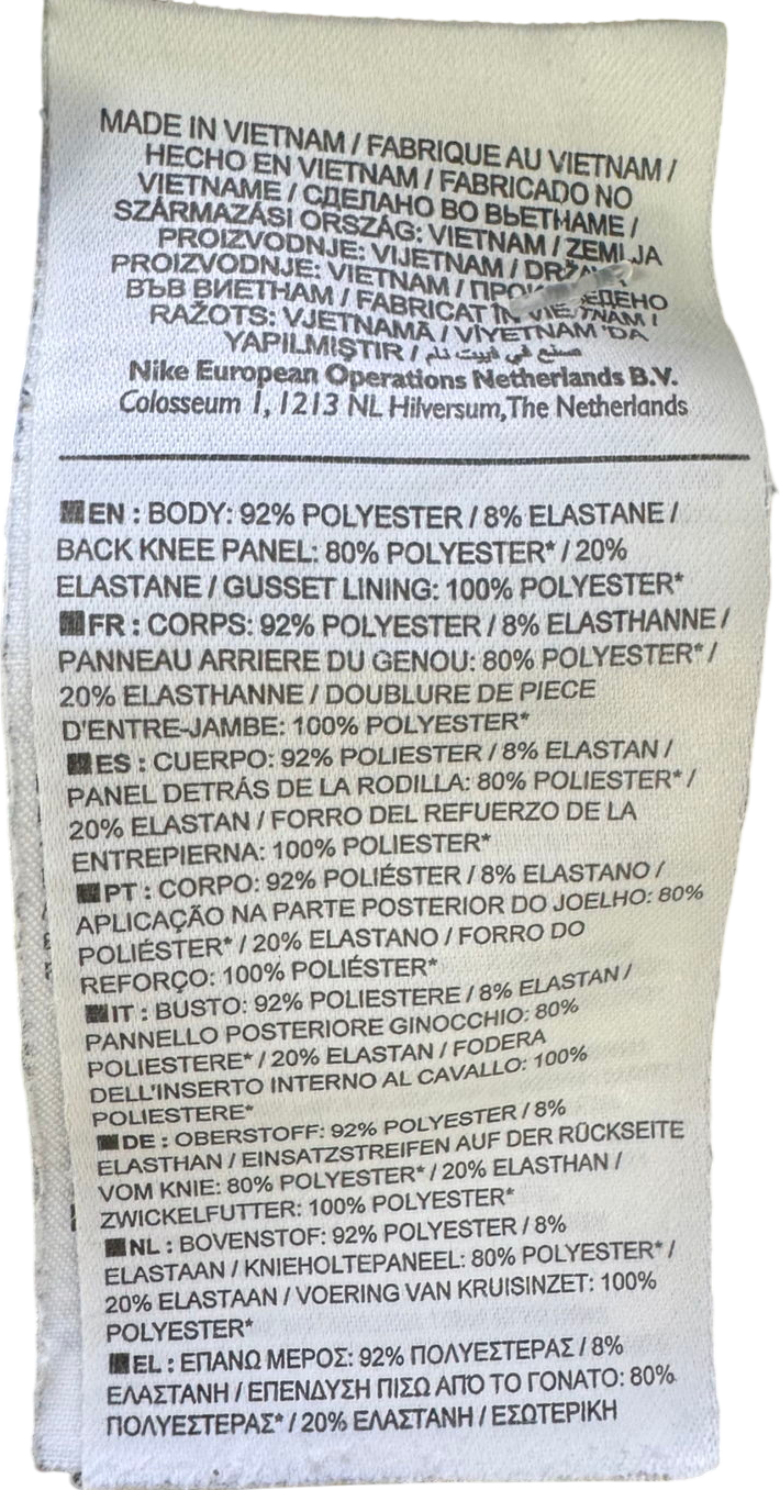 Nike Black Dri-fit High-waisted Leggings UK XS