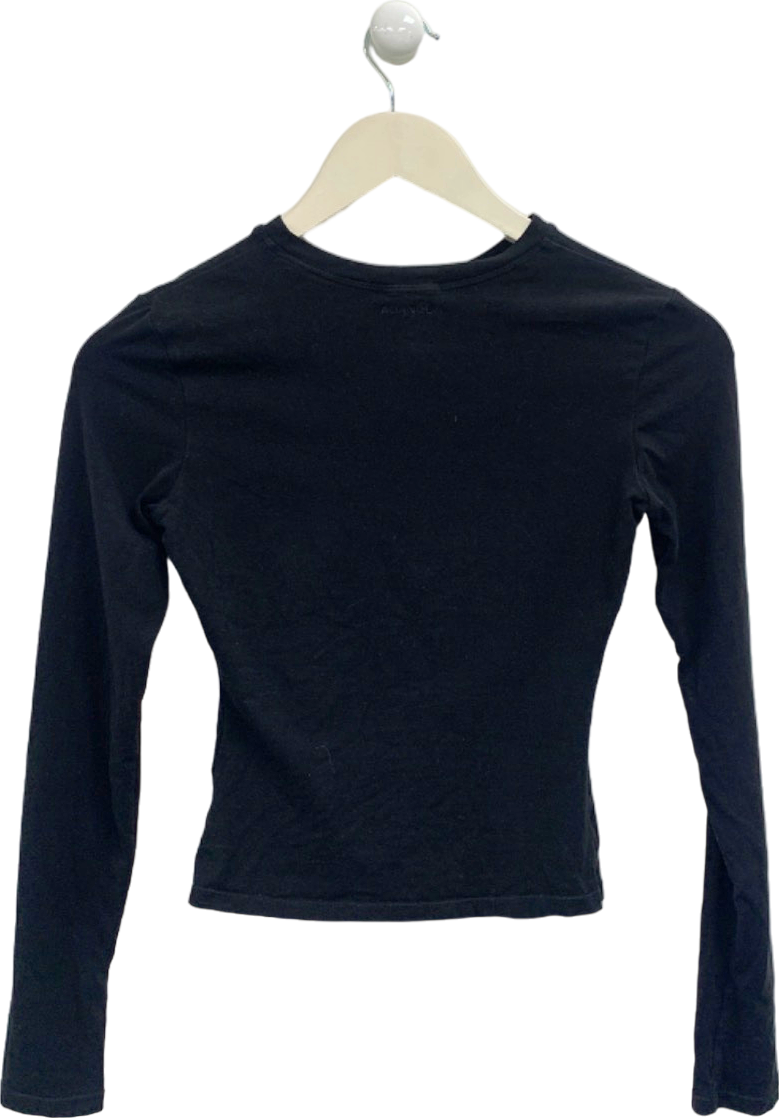 Adanola Black Long Sleeve Top UK S
