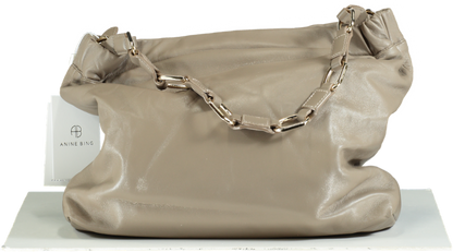 Anine Bing Taupe Chain Strap Shoulder Bag