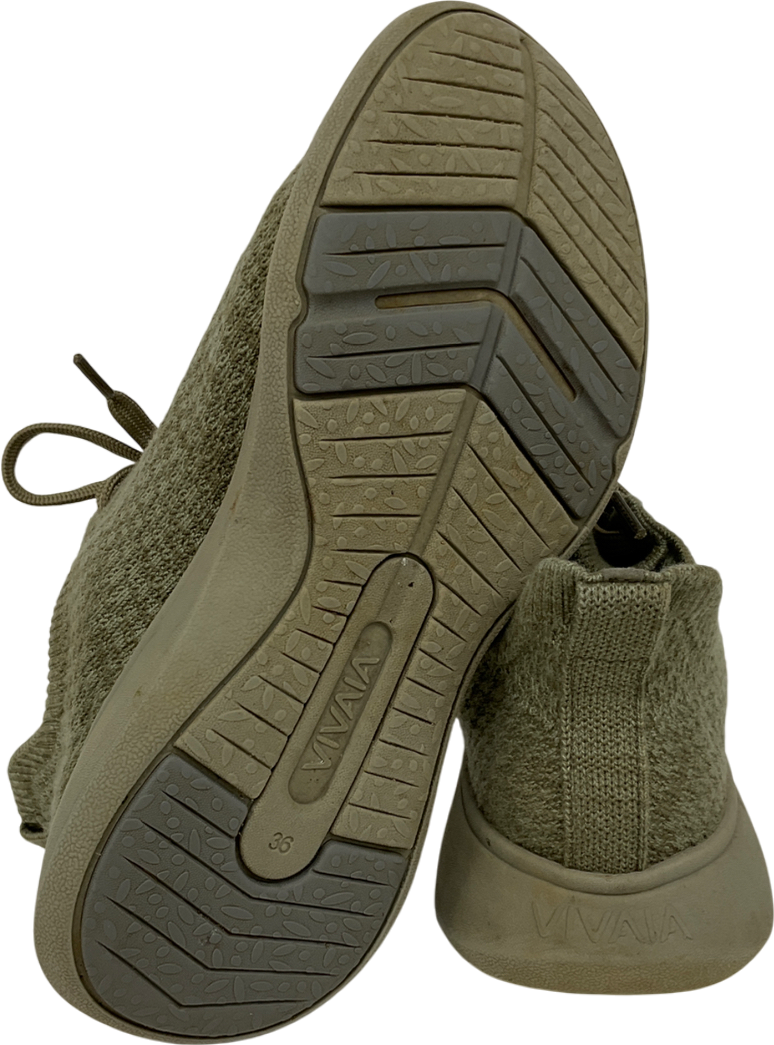 vivaia Green Unisex Sneaker Sliders (urban) - Wool UK 3 EU 36 👠