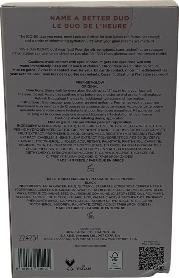 ICONIC LONDON Name A Better Duo One size