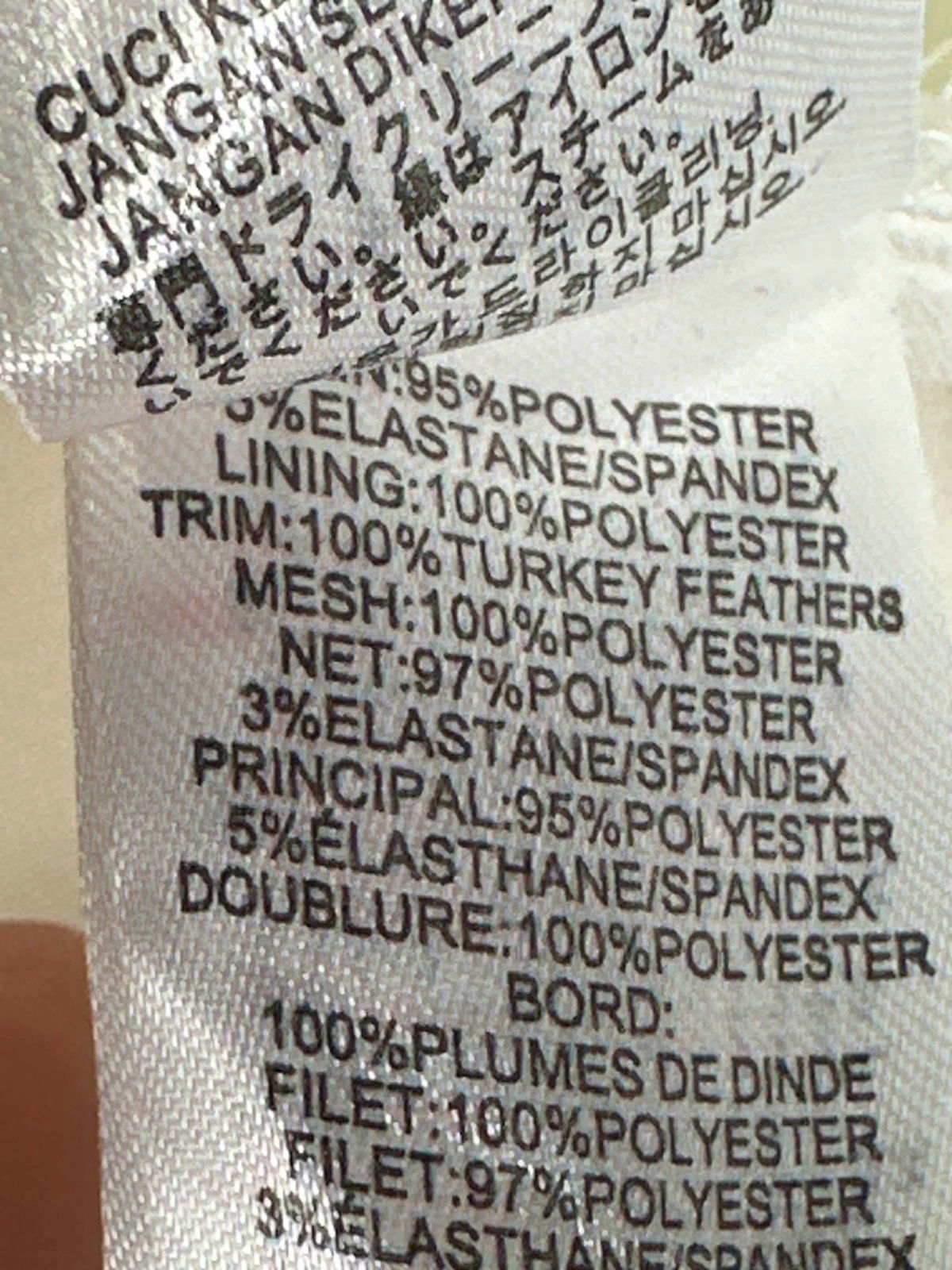 Lipsy White Feather Trim Jumpsuit UK 10