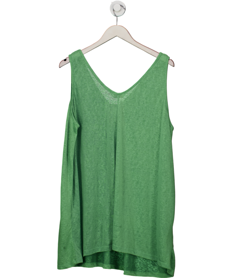 Yours Green Sleeveless V Neck Tank Top UK 26