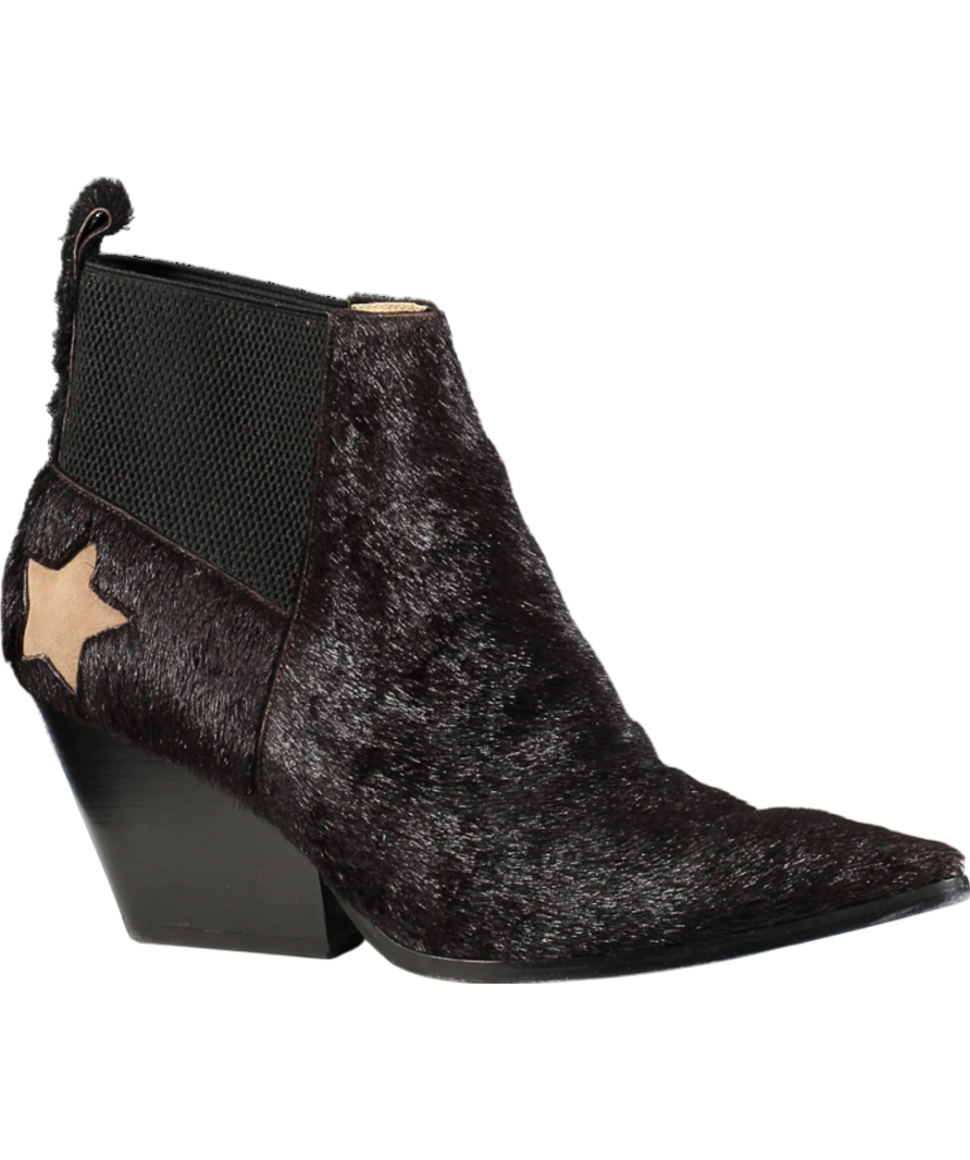 Rosamund Muir Brown Felixa Star Cowboy Ankle Boots UK 8 EU 41 👠