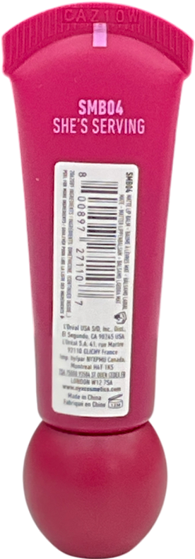NYX Smushy, Matte Lip Balm, Soft Diffused Colour Shes Serving Smb04 8ml