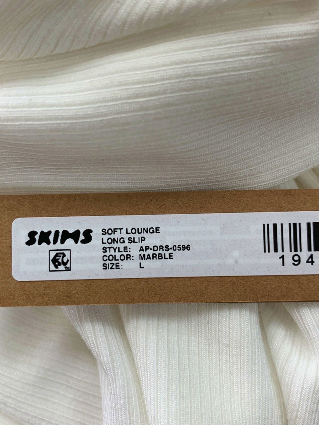 SKIMS Marble Soft Lounge Long Slip Dress UK L
