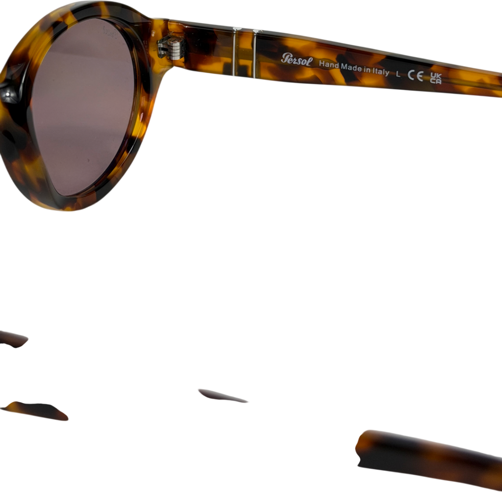 PERSOL Brown Polarised Po3378s - Loris With Havana Sunglasses In Box & Case
