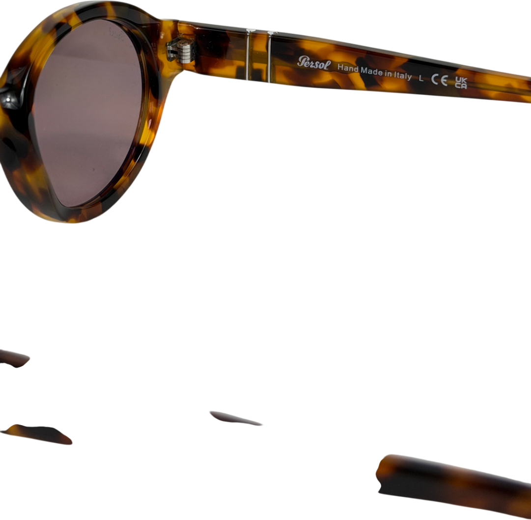 PERSOL Brown Polarised Po3378s - Loris With Havana Sunglasses In Box & Case