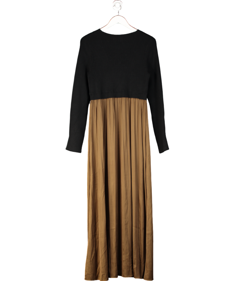 Anthropologie Black Thea Layered Sweater Dress UK XL