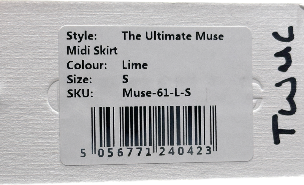 OddMuse Lime The Ultimate Muse Midi Skirt S