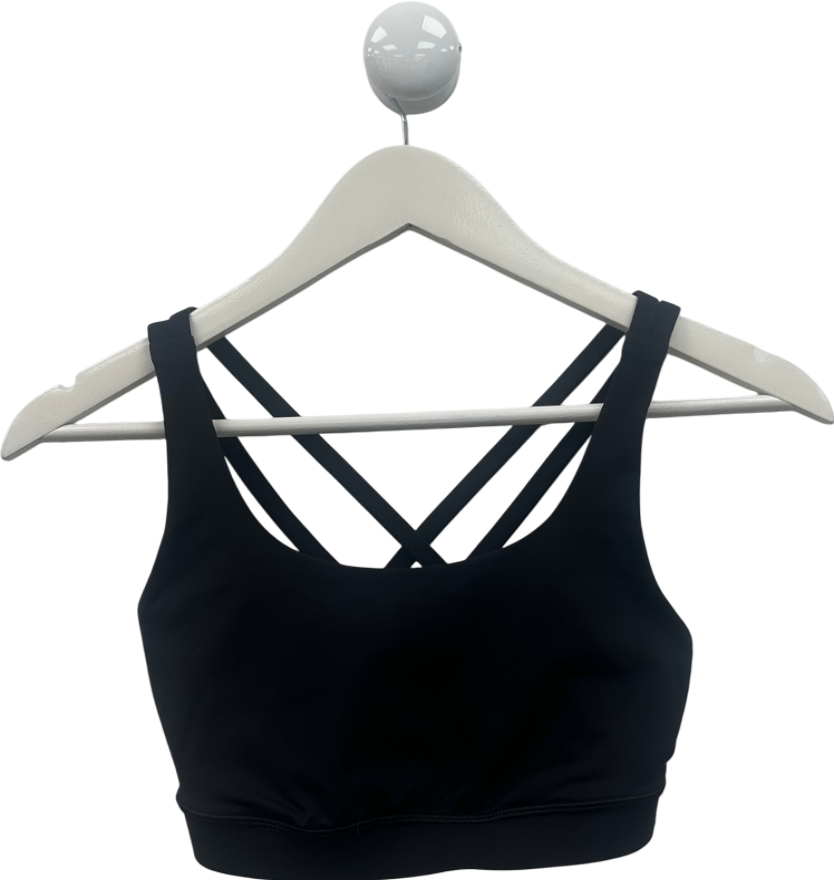 Lululemon Black Strappy Crop Top UK XS/S