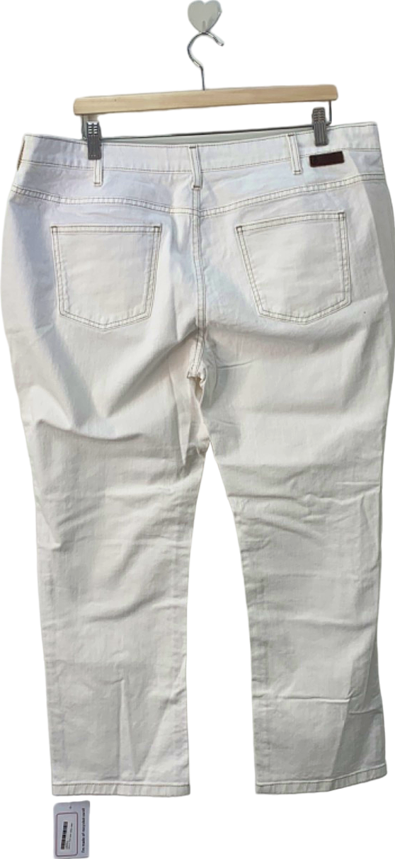 Boden White Straight Leg Jeans Size 20R