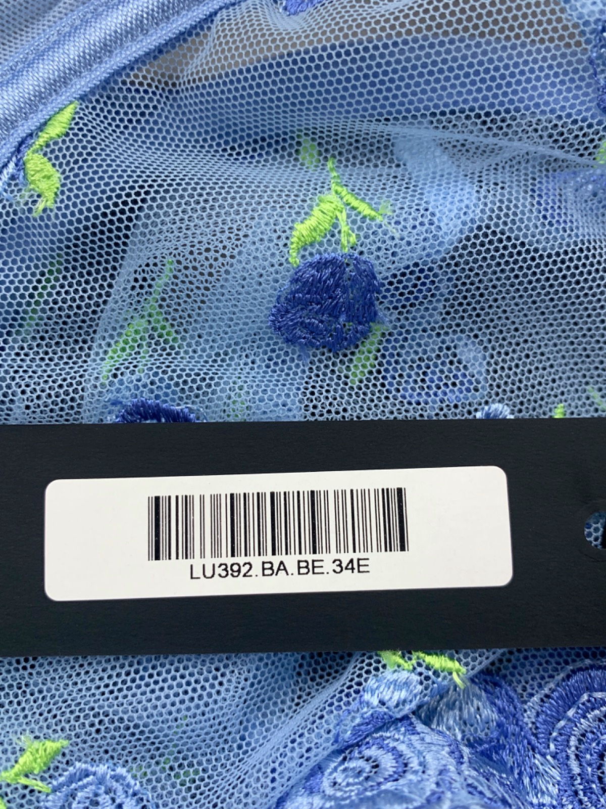 Lounge Blue Blush Balcony Bra 34E