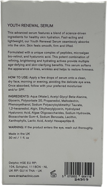Dr rasha Youth Renewal Serum 30ml