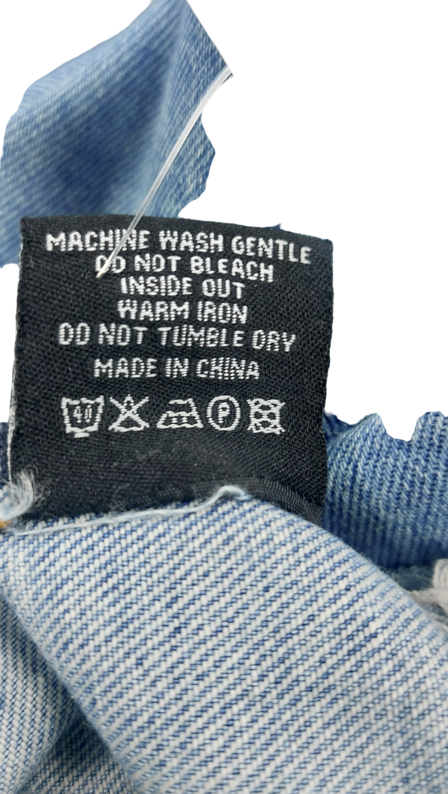 Niler Blue Rosie Personalised Denim Shirt UK S