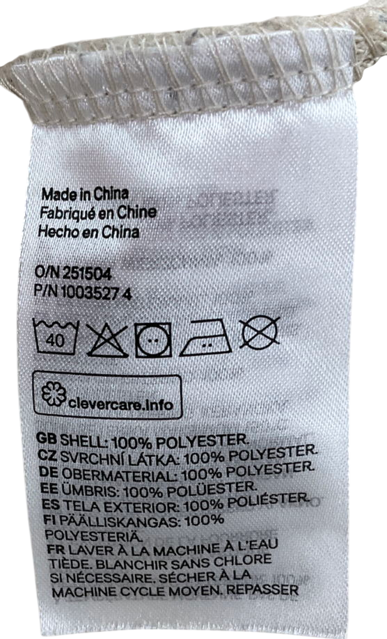 H&M Beige Teddy Jacket UK L