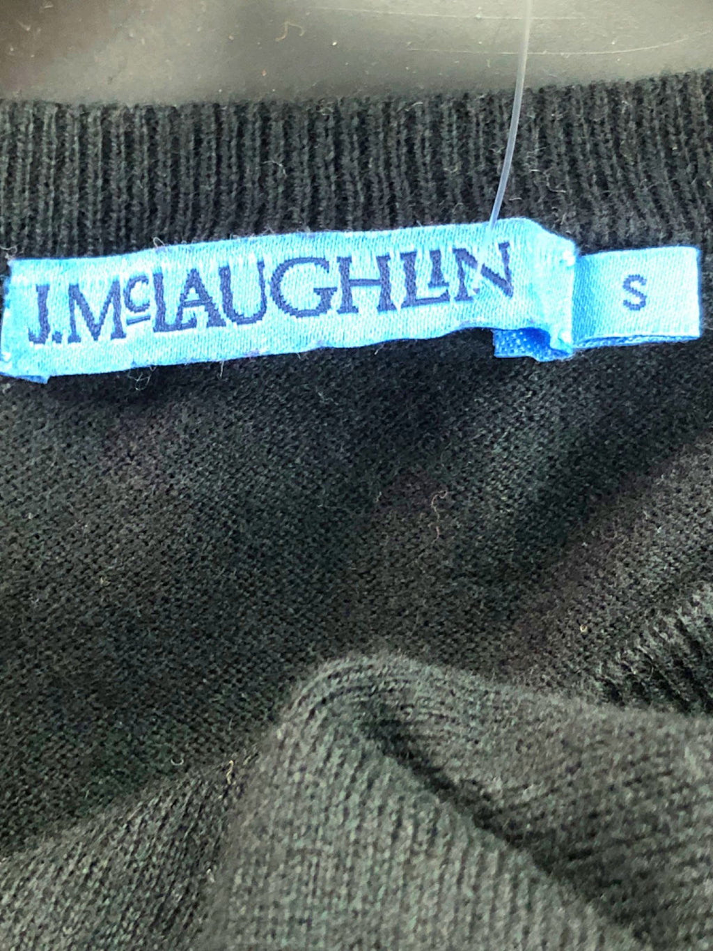 J McLaughlin Black Sleeveless Top UK S