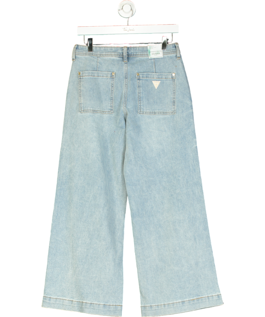 Guess Blue Jeans Wide Leg A Vita Media W27