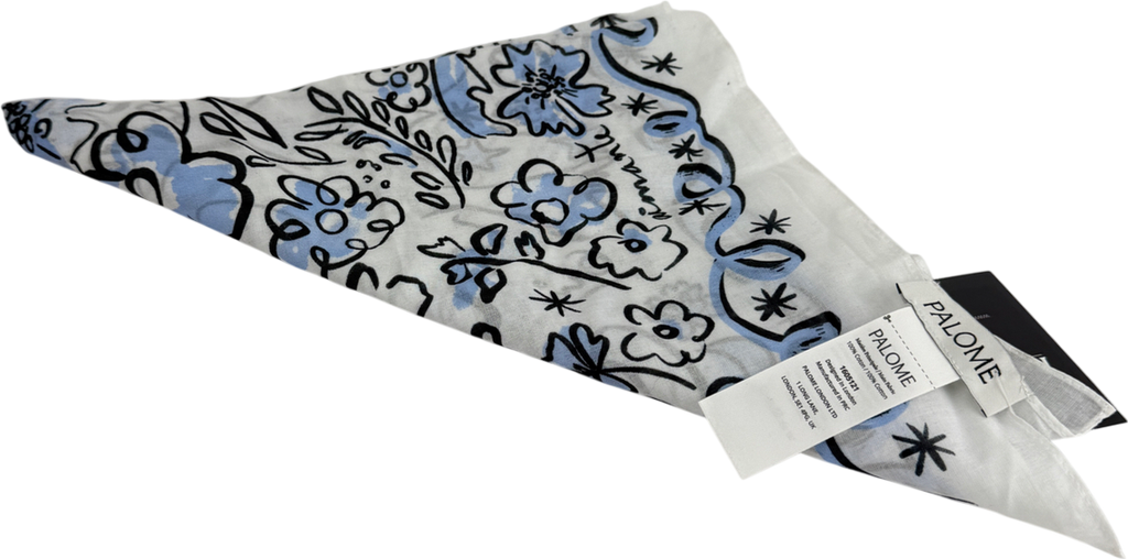 PALOME White Neck Scarf One Size