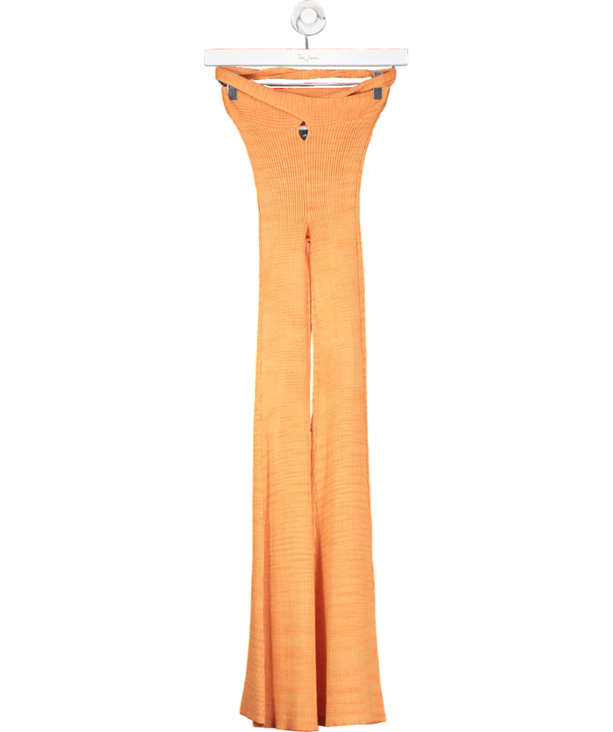h:ours Orange Cia Crossover Knit Trousers UK XS