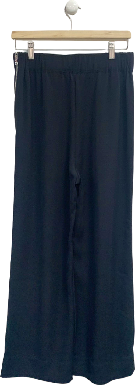 H&M Black Wide Leg Trousers UK 12