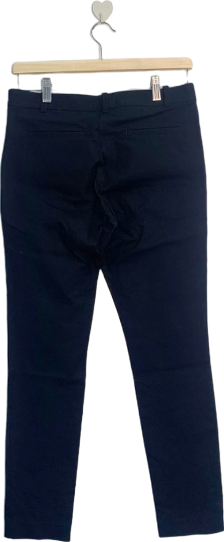 Joseph Black Gabardine Stretch New Eliston Trousers FR36 UK 8