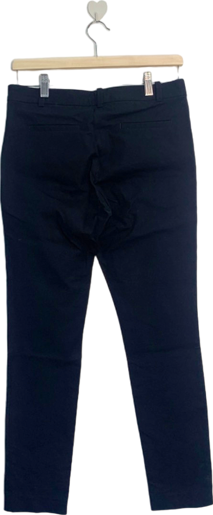 Joseph Black Gabardine Stretch New Eliston Trousers SZ 36