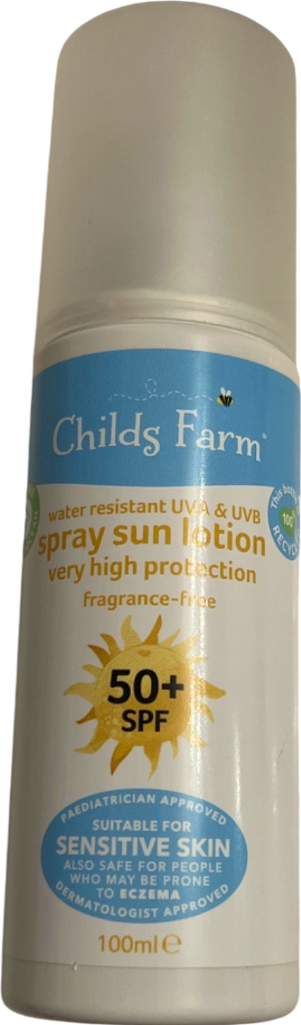 Childs Farm Spray Sun Lotion Fragrance-Free SPF 50+ 100 ml