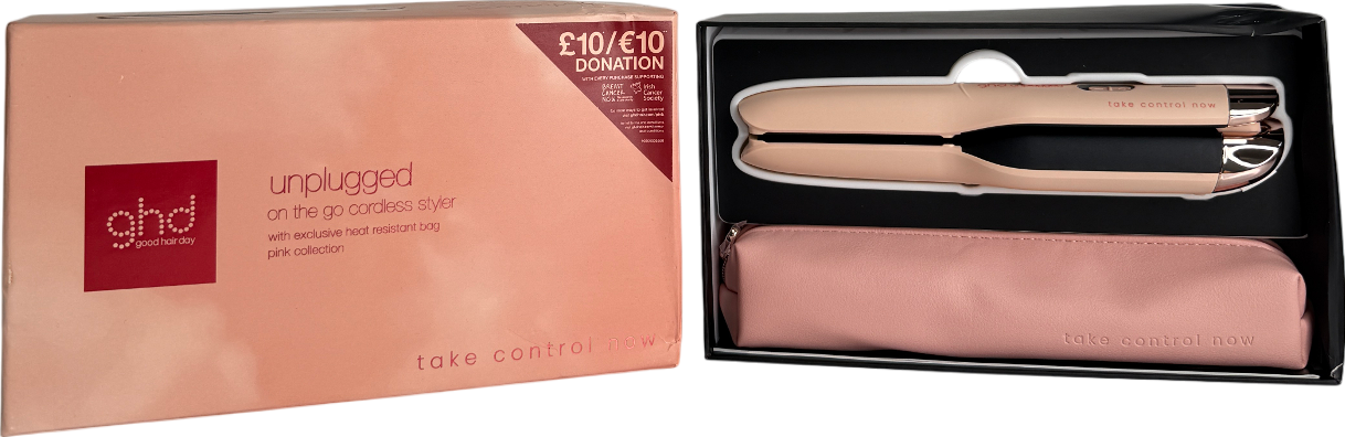 GHD Unplugged® Limited Edition Cordless Hair Straightener Pink Peach n/a