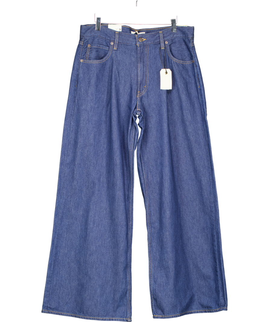 levis Blue Baggy Dad Wide Jeans W31