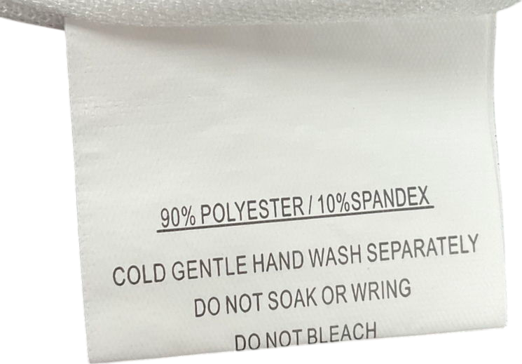 White Textured Midi Skirt UK S