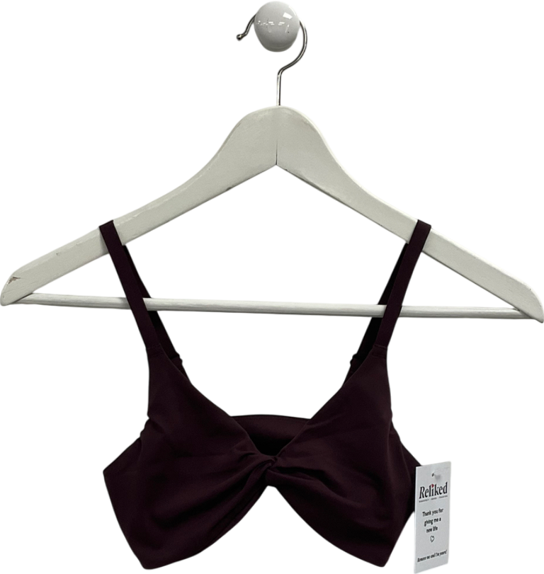 gymshark Purple Twist Front Bralette UK XS