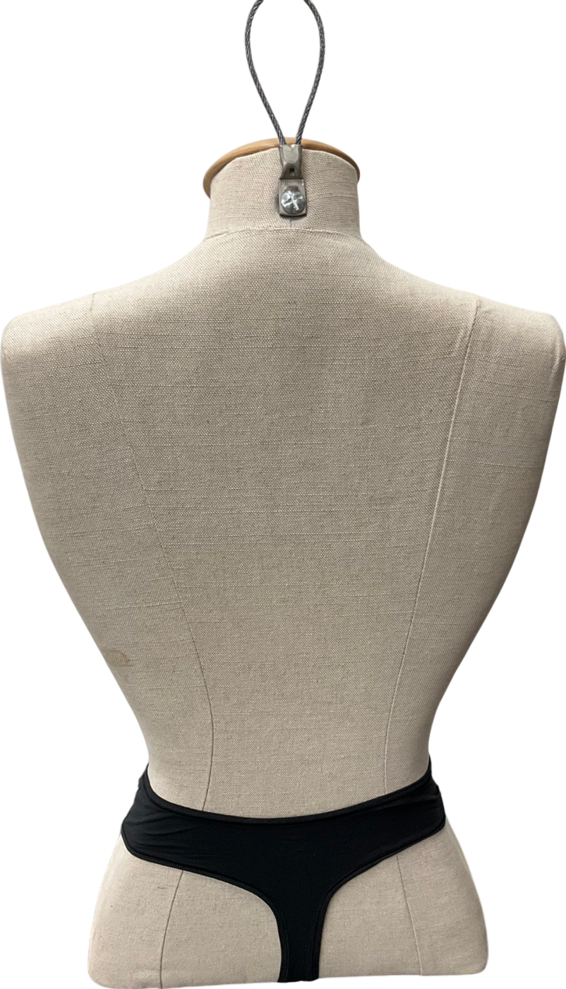 SKIMS Black Fits Everybody Thong - Onyx UK M