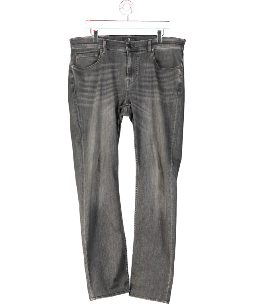 7 For All Mankind Grey Slimmy Luxe Performance W36