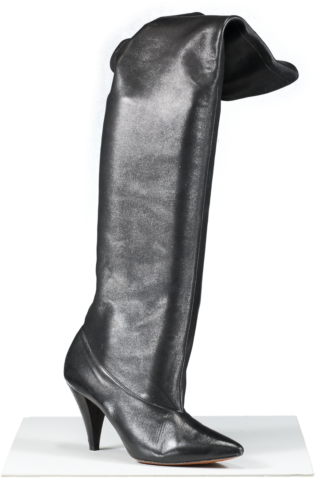 GIvenchy Black Lambskin Over The Knee Boots UK 7 EU 40 👠