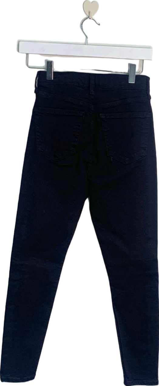 Topshop Black Jamie High Waist Skinny Jeans UK 8