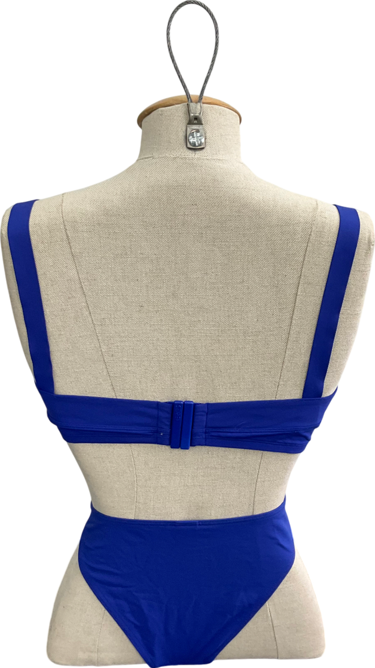 Eres Blue Square Neck Bikini UK 12