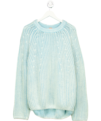 Free People Blue Take Me Home Sweater UK XL