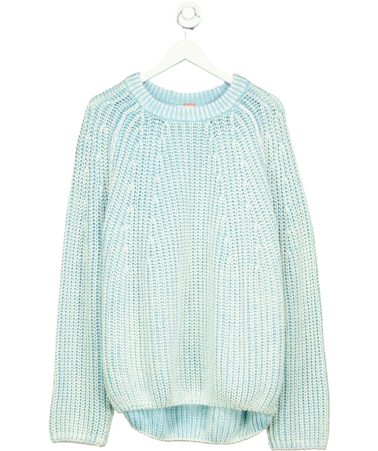 Free People Blue Take Me Home Sweater UK XL