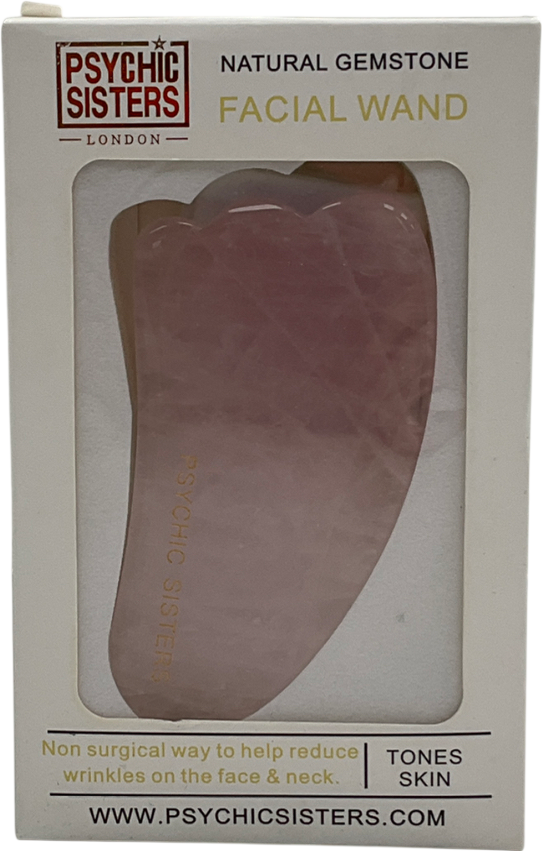 Psychic Sisters Rose Quartz Gua Sha Facial Wand One size