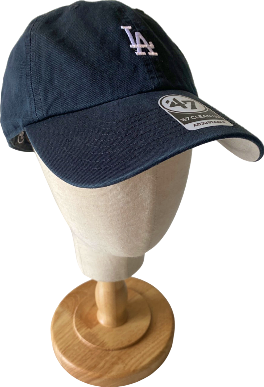 '47 Brand Black LA Dodgers Clean Up Adjustable Cap