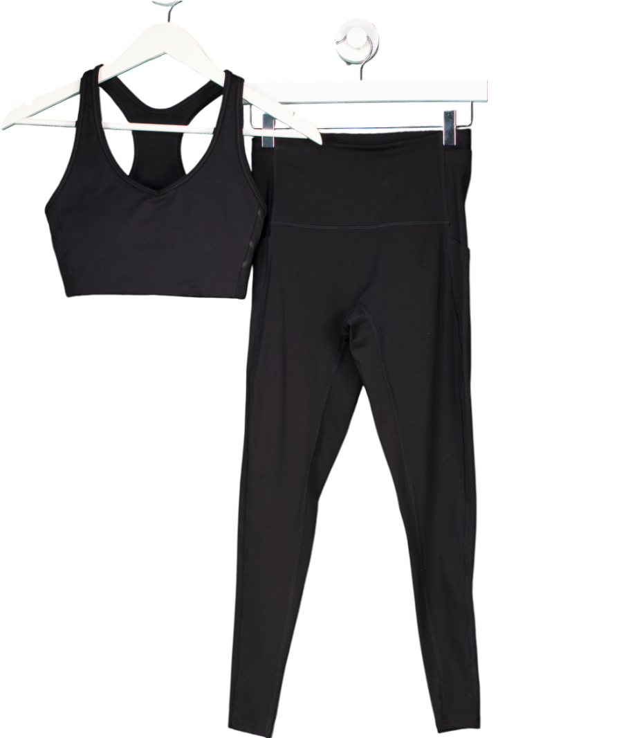 2XU Black Form Stash Hi-rise Compression 7/8 Leggings And Sports Bra UK S