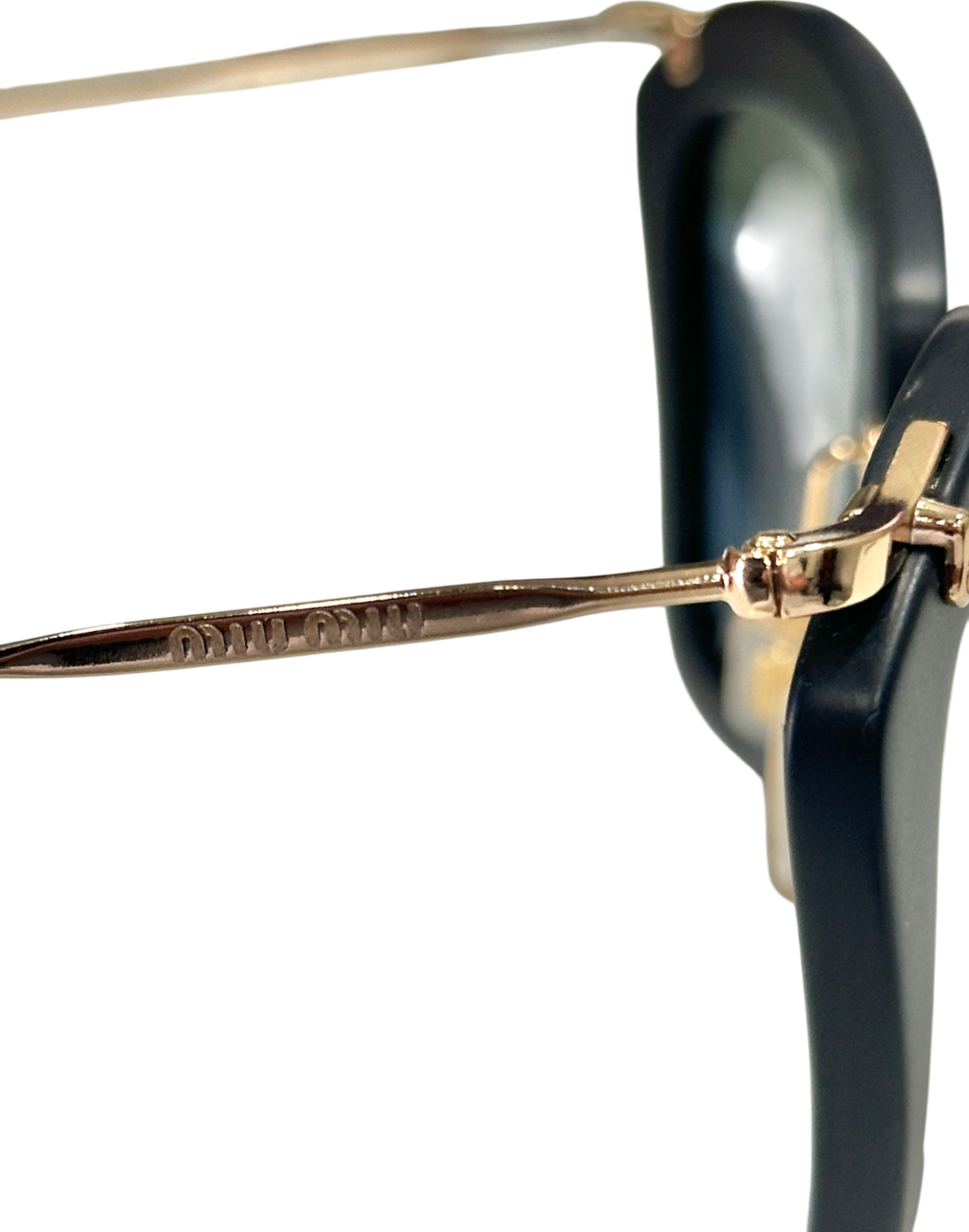 Miu Miu Black Smu07o Square Sunglasses