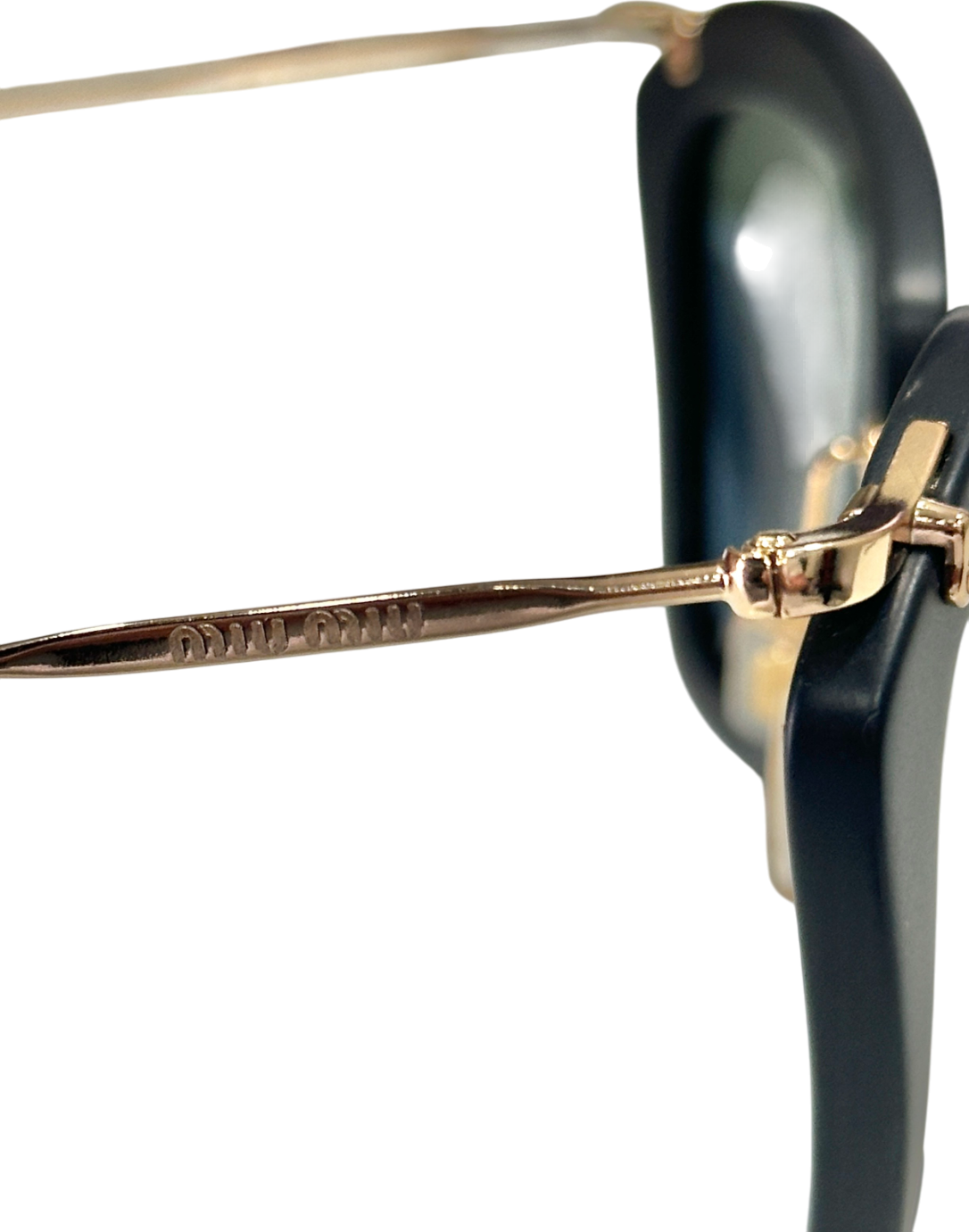 Miu Miu Black Smu07o Square Sunglasses