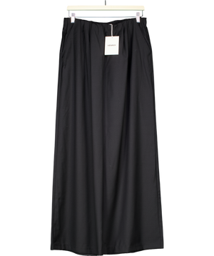 Venroy Black Relaxed Wool Trousers UK M